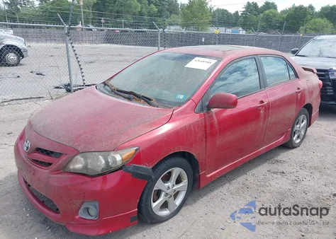 2011 Toyota Corolla S/Le from USA, damaged, VIN 2T1BU4EE3BC574044